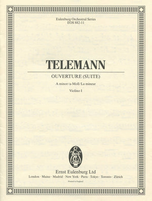 Ouverture Suite in A minor Orchestral Parts