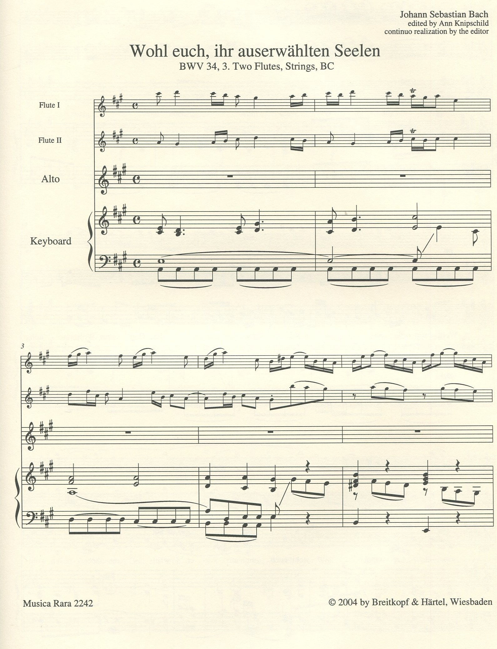 Complete Arias from the Cantatas, Masses and Oratorios BWV34, BWV161, BWV164 Vol 2