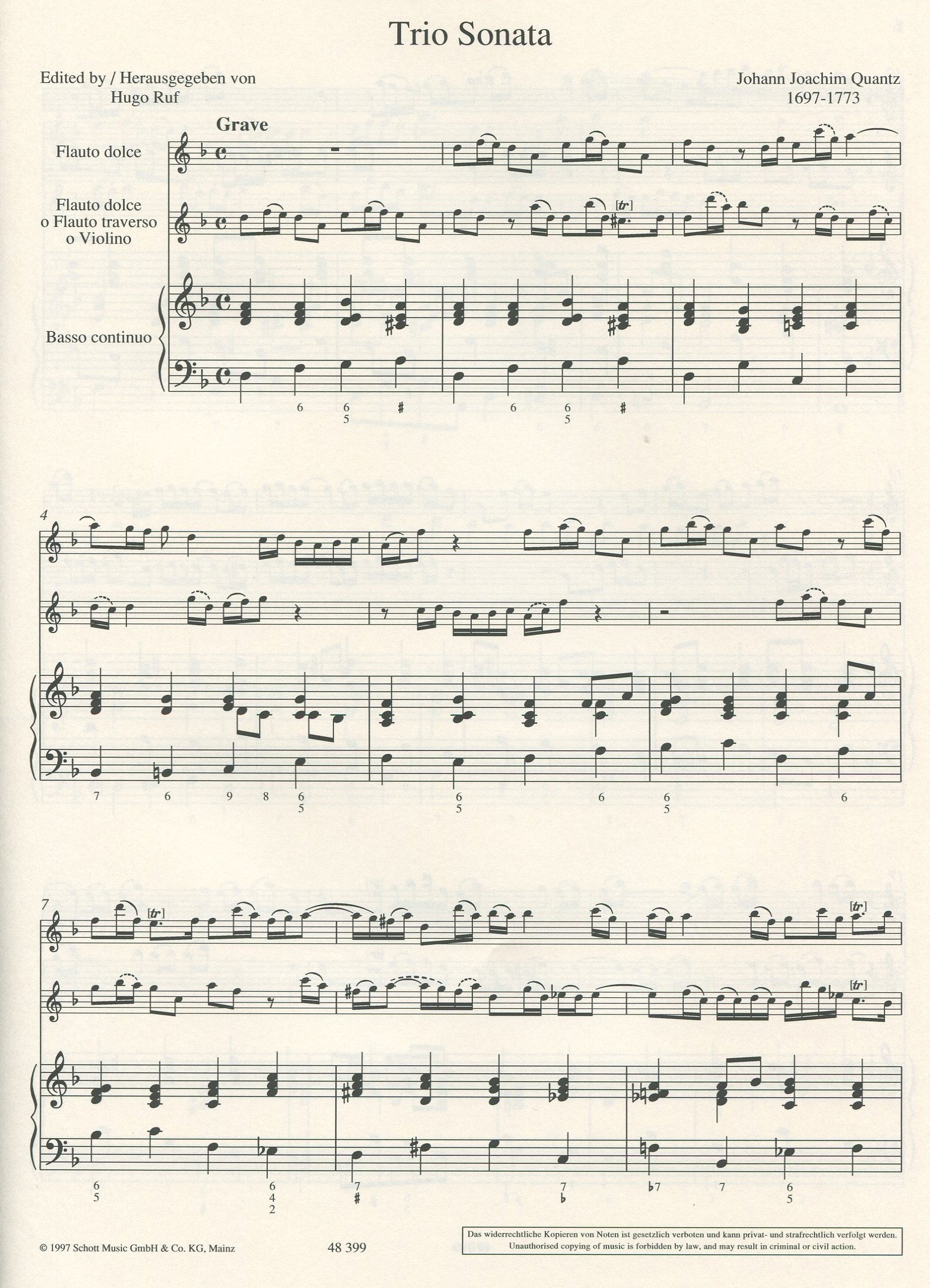 Trio Sonata in D minor