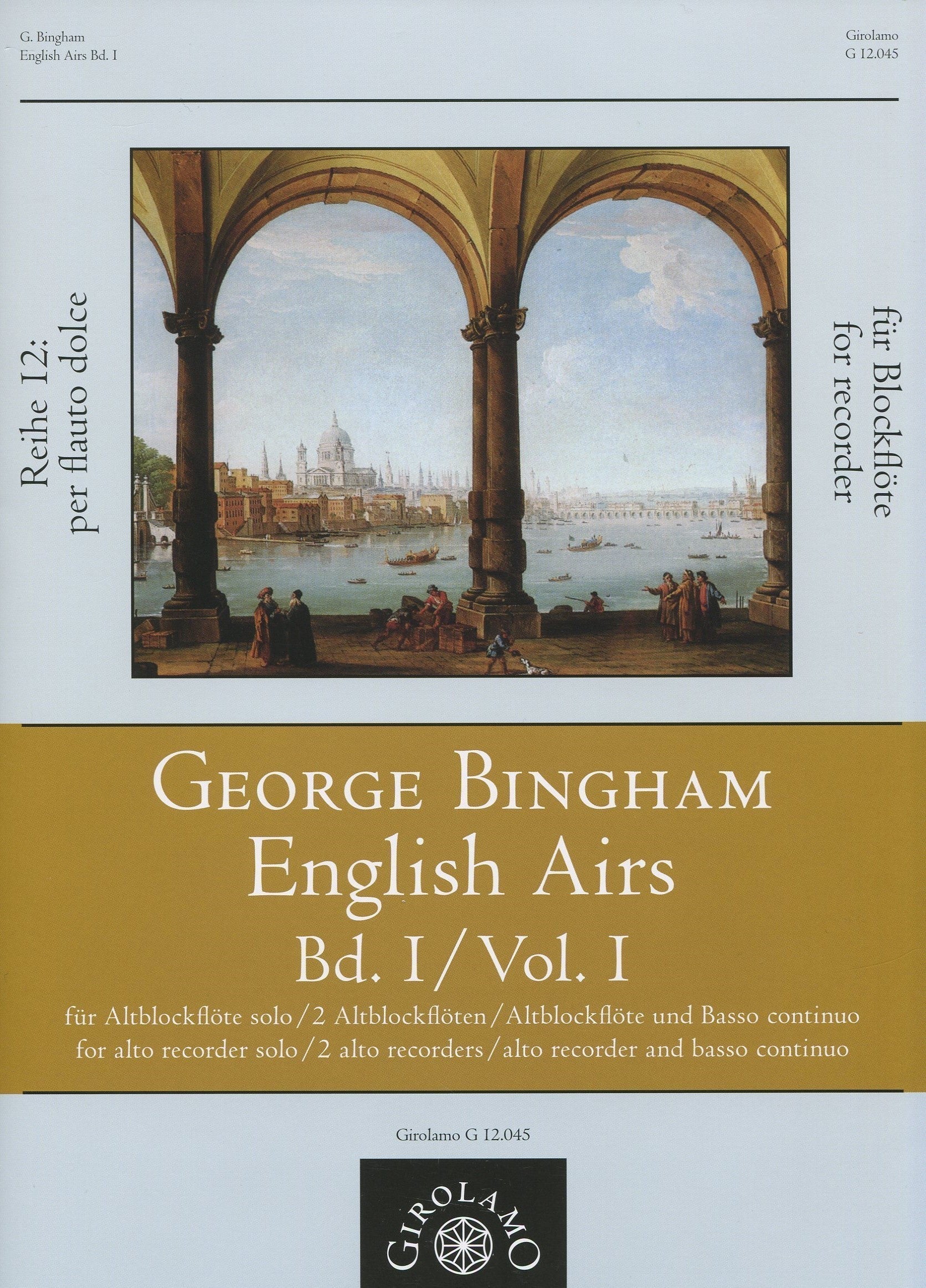 English Airs  Volume I