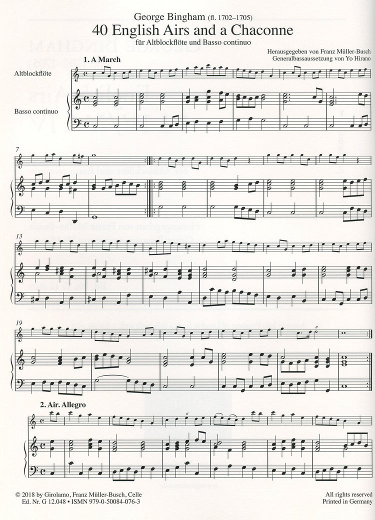 English Airs Volume IV