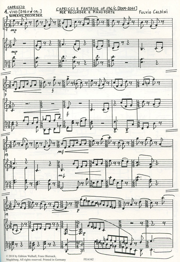 Capricci e Fantasie Op.136/C
