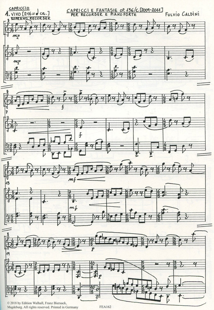 Capricci e Fantasie Op.136/C