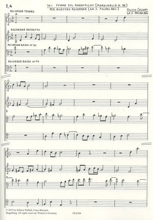 Sei Fughe Sul Magnificat