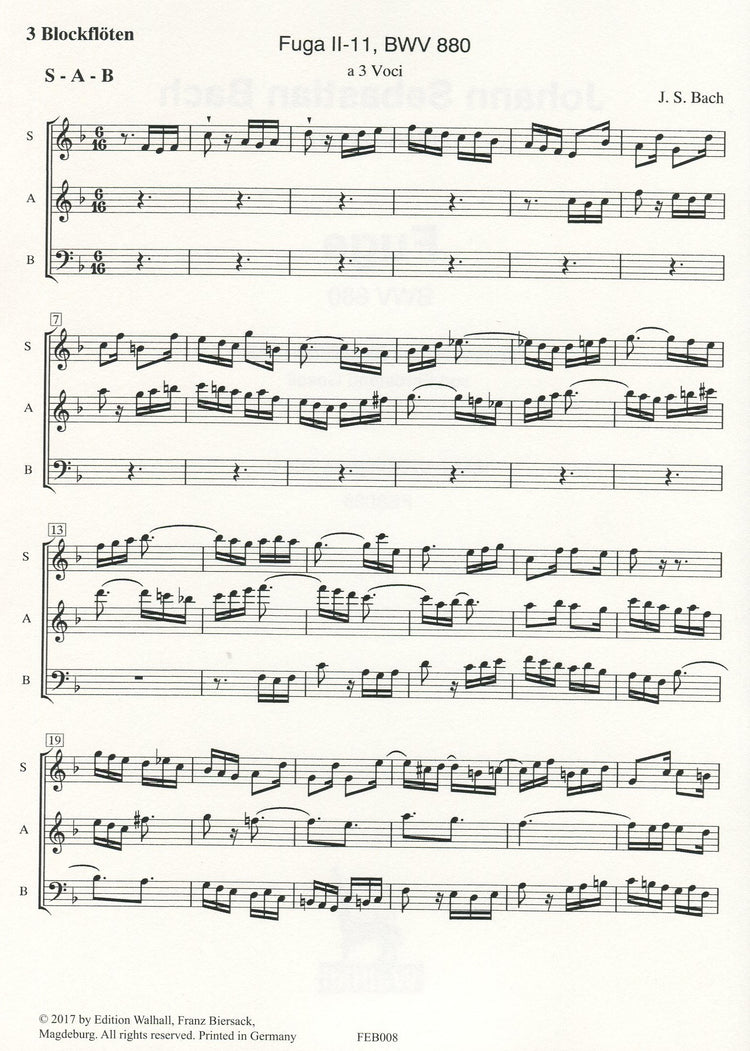 Fuge BWV 880