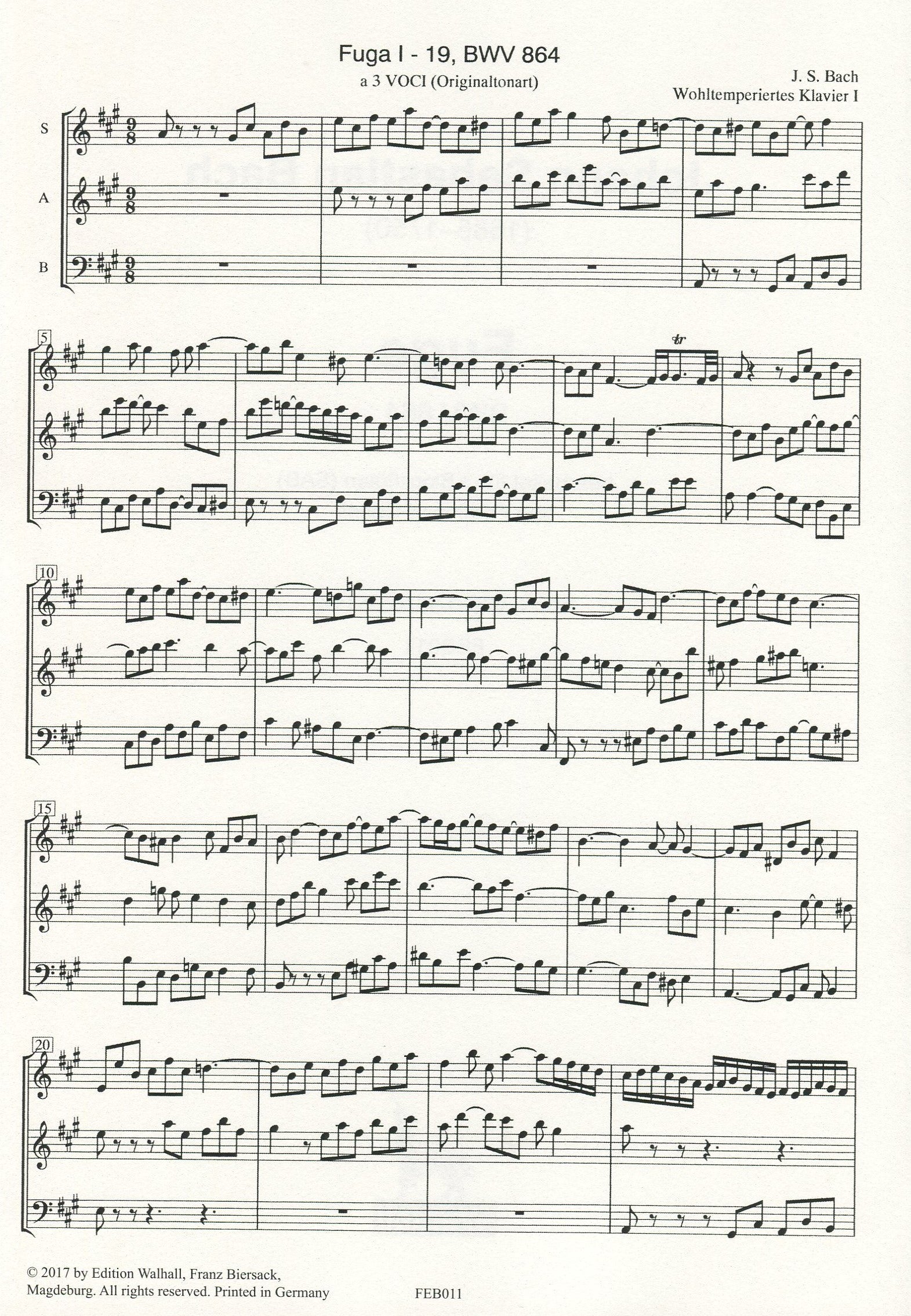 Fuge BWV 864