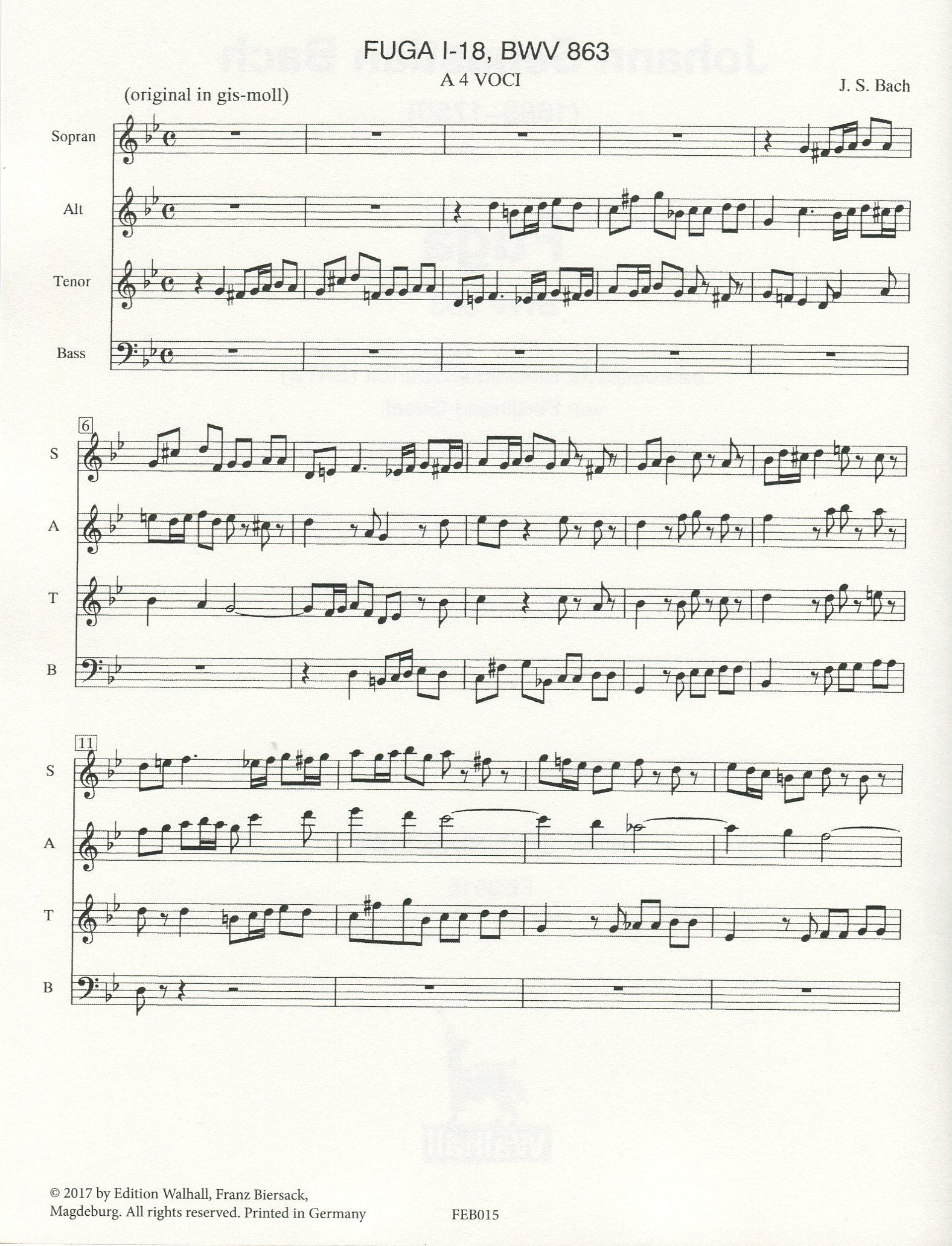 Fuga BWV863