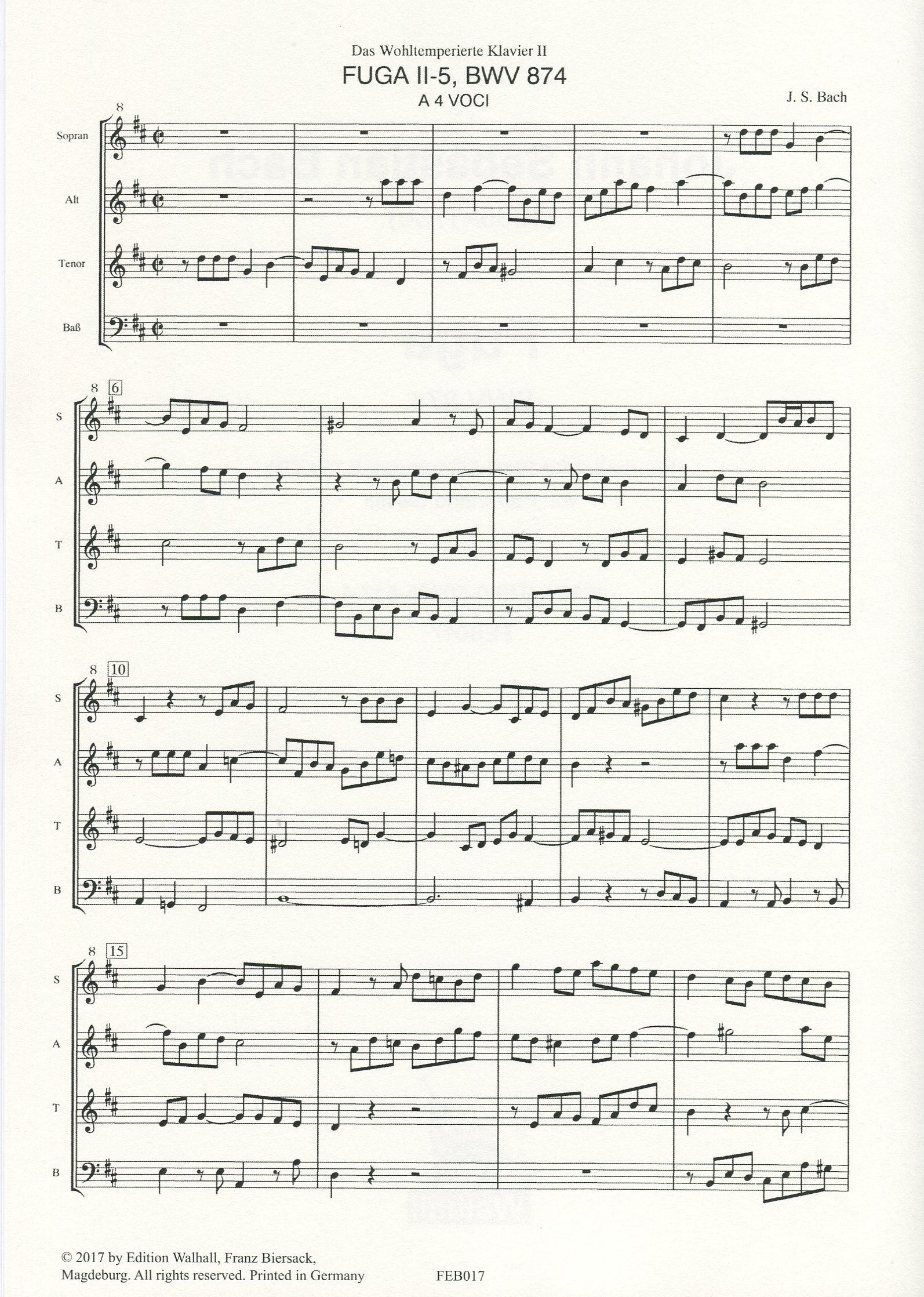 Fuga BWV 874
