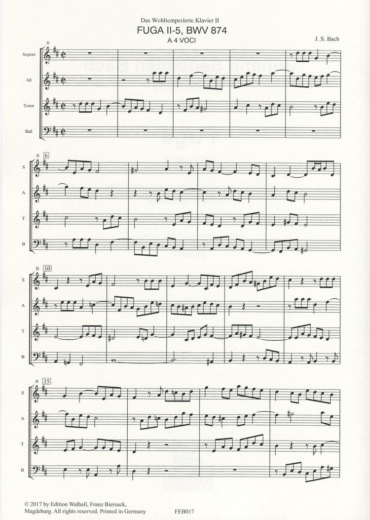Fuga BWV 874