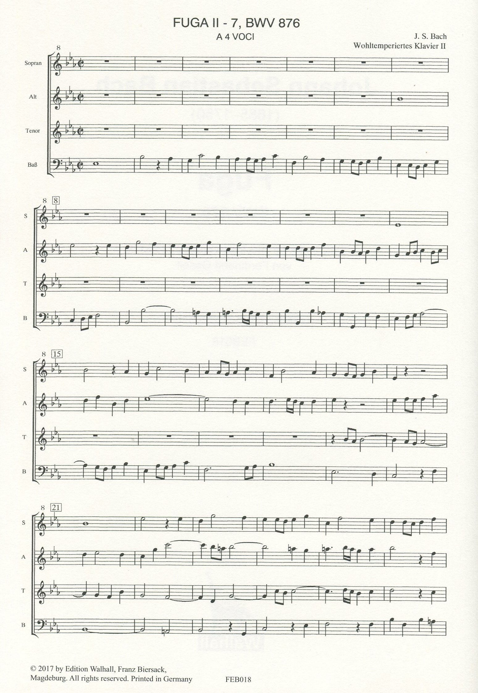 Fuga BWV876