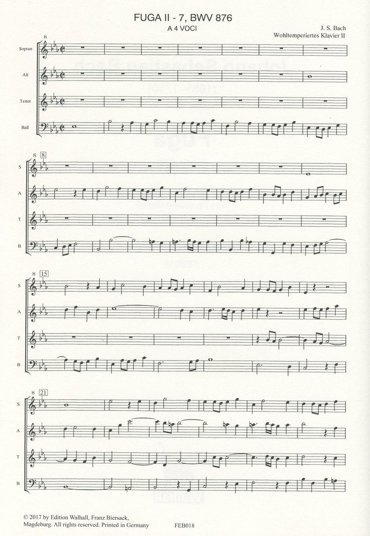 Fuga BWV876