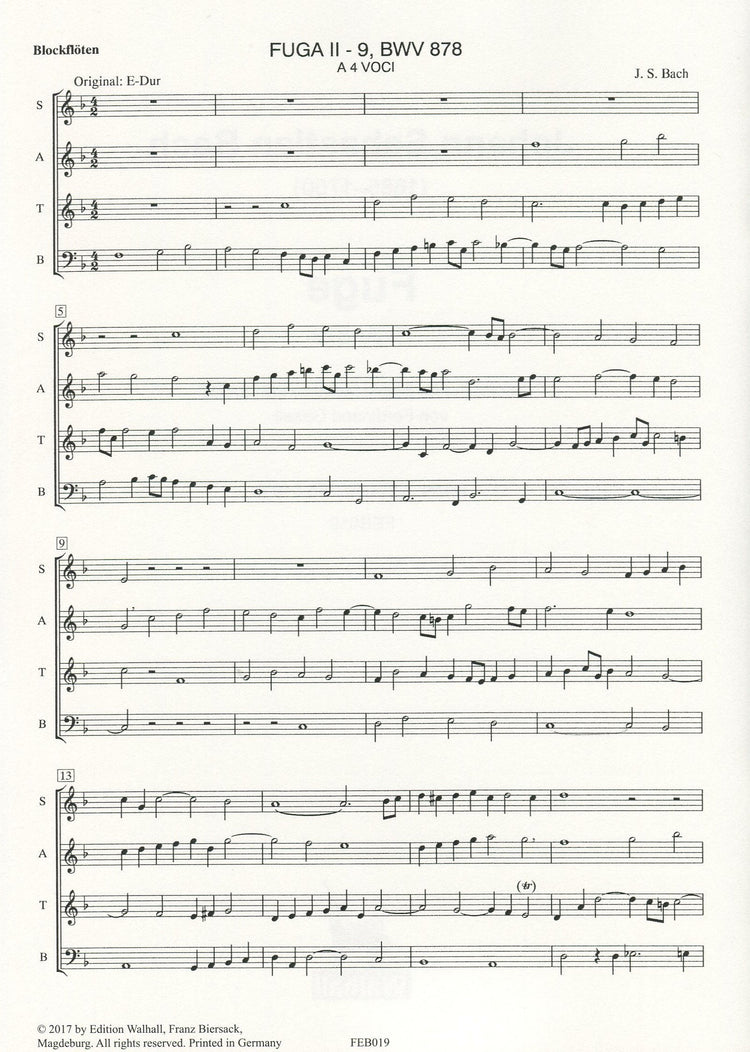 Fuge BWV878
