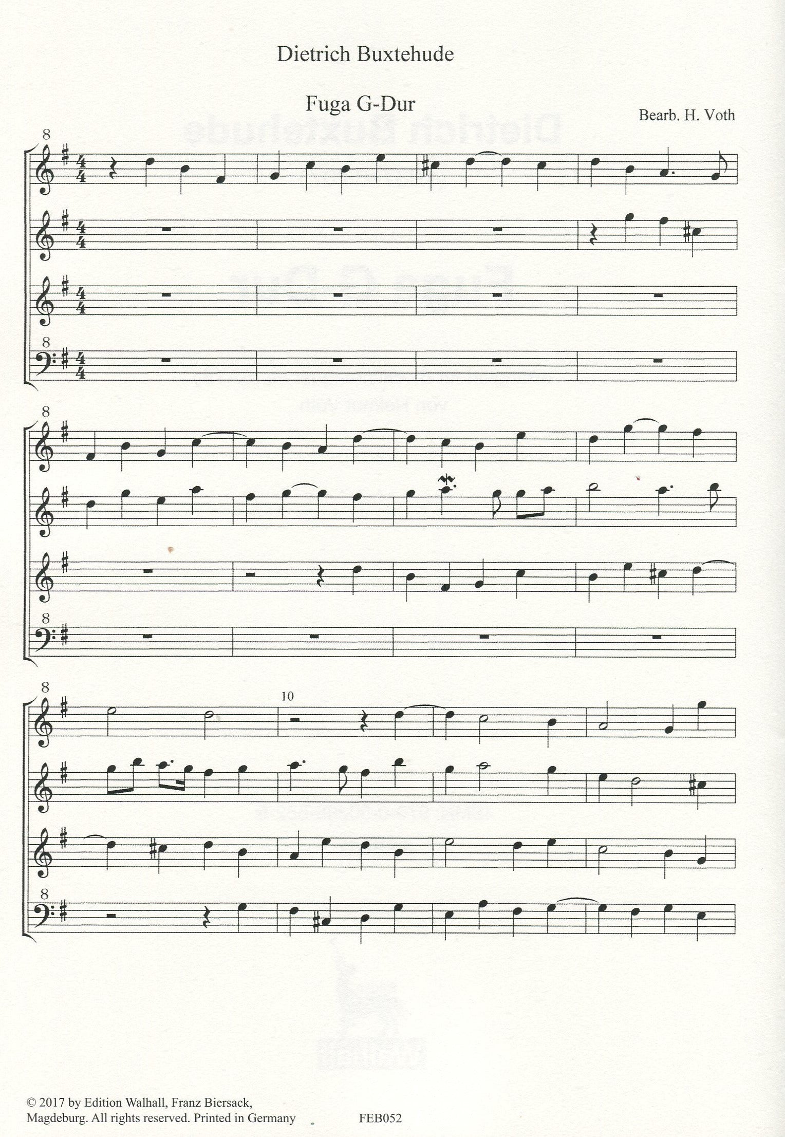 Fuga G Major