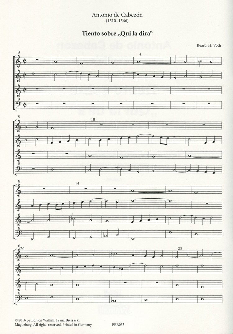 Tiento sobre "Qui la dira"