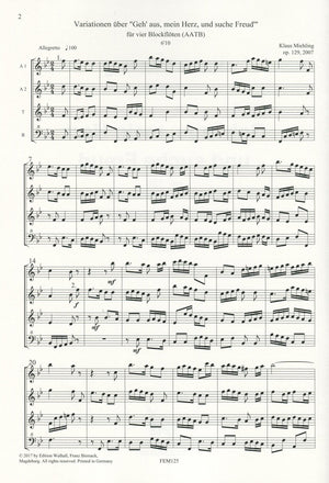 Geh aus, mein Herz und suche Freud Op.129