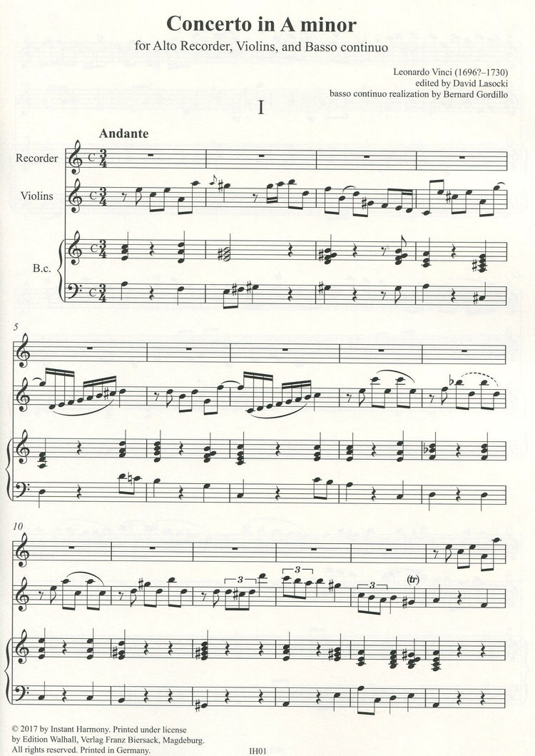 Concerto in A Minor