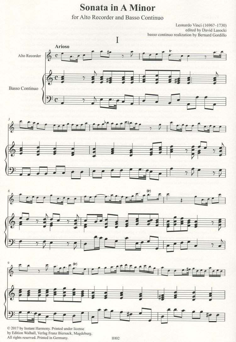 Sonata in A minor