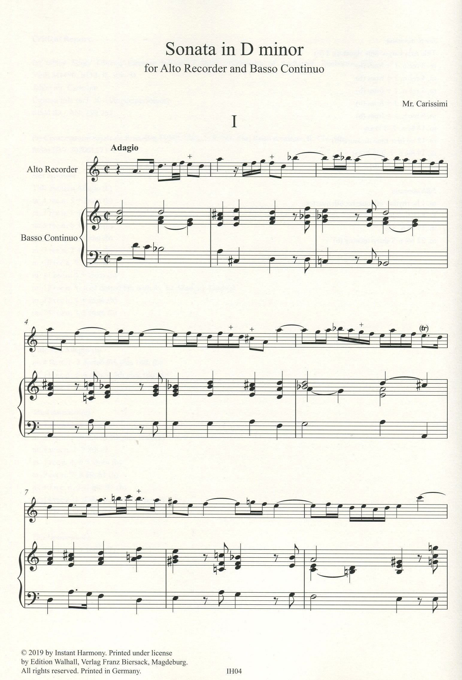 Sonata in A minor