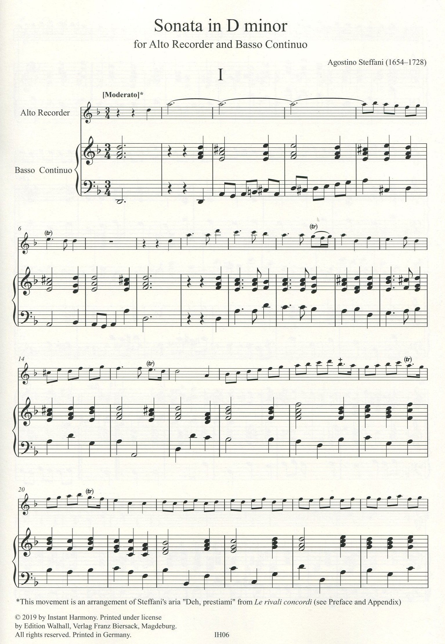 Sonata in D Minor