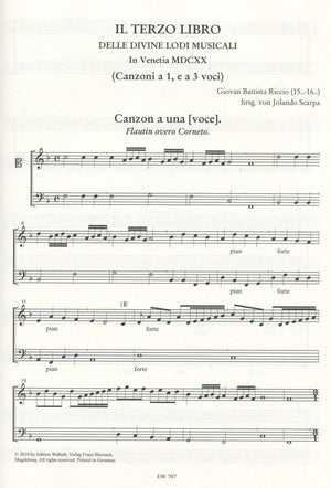 Canzon a una voce & La Rubina