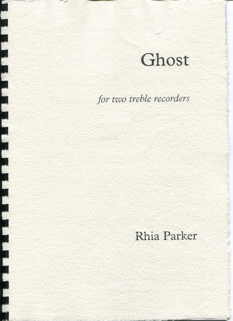 Ghost for two treble recorders