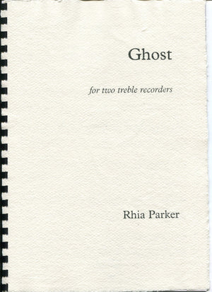 Ghost for two treble recorders