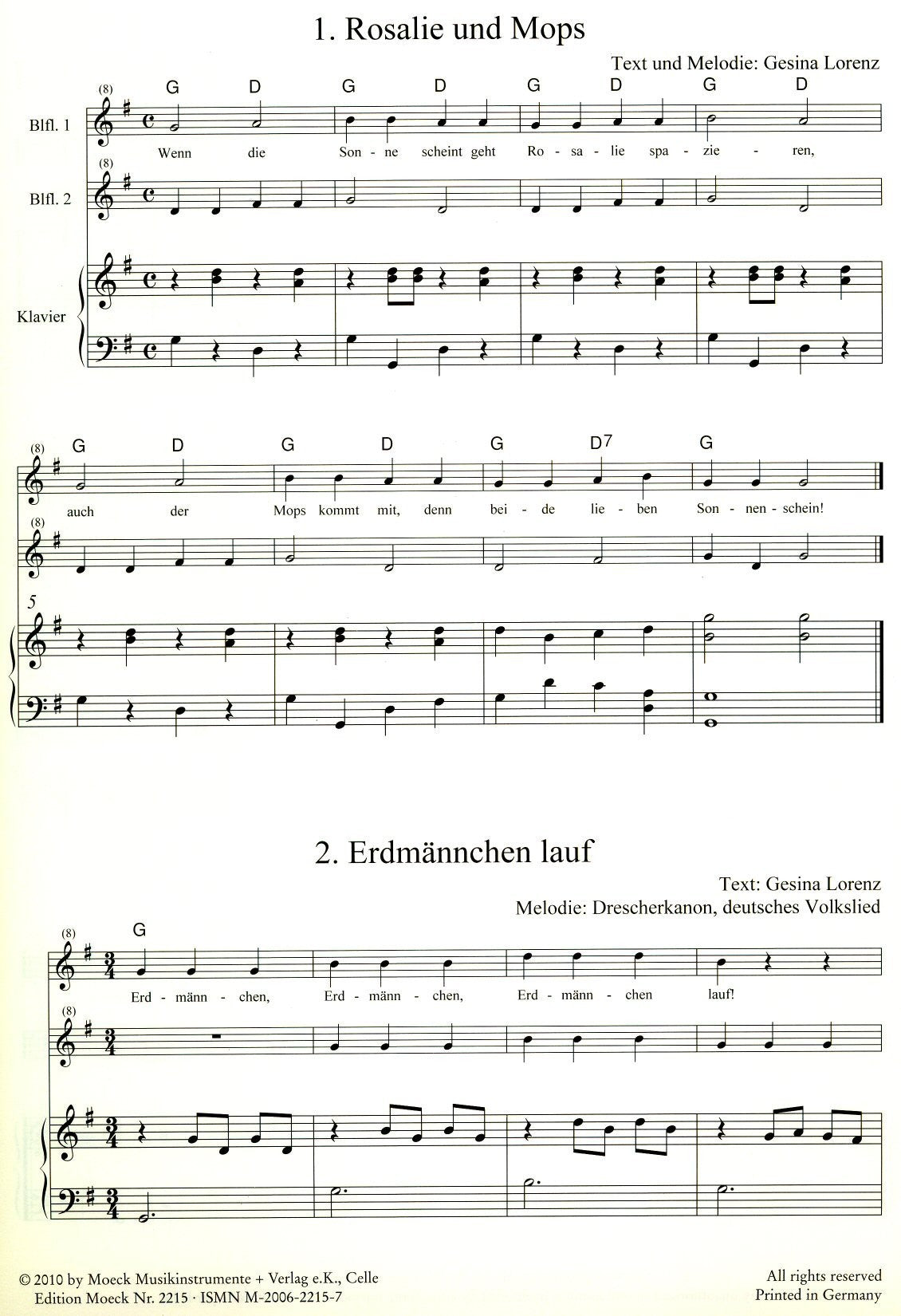 Hausmusik von Anfangan  31 Lieder aus Allerwelt