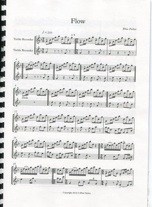 Flow for two treble recorders