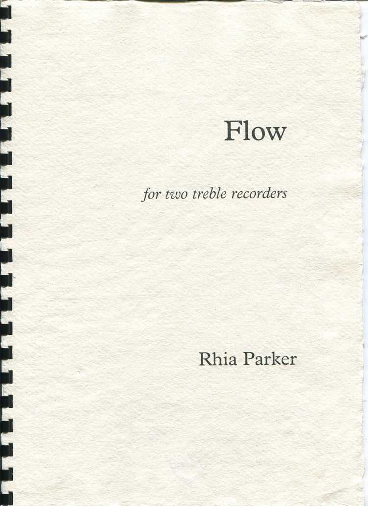 Flow for two treble recorders