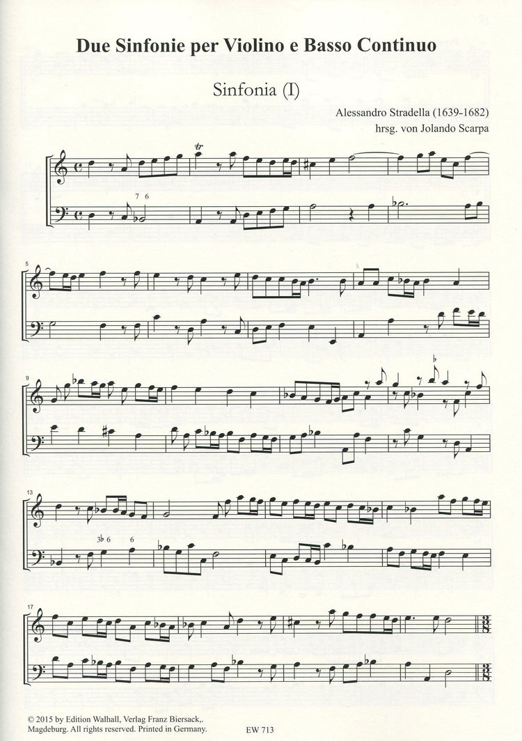 Due Sinfonie per Violino