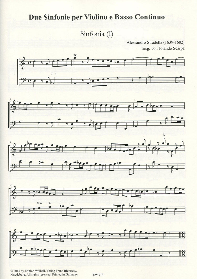 Due Sinfonie per Violino