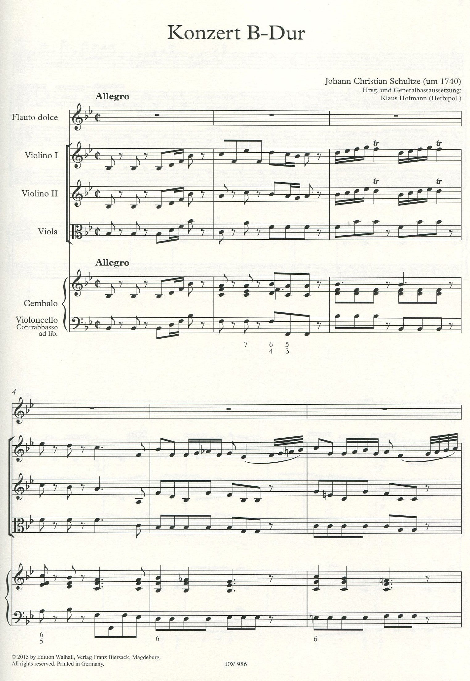 Concerto in Bb Major