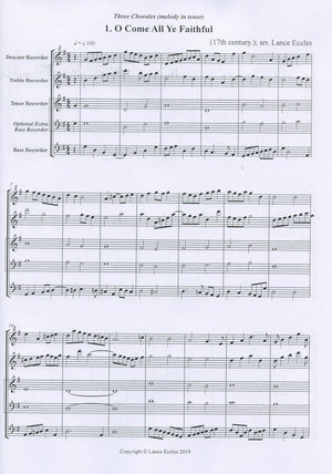 Three Chorales (melody in tenor)