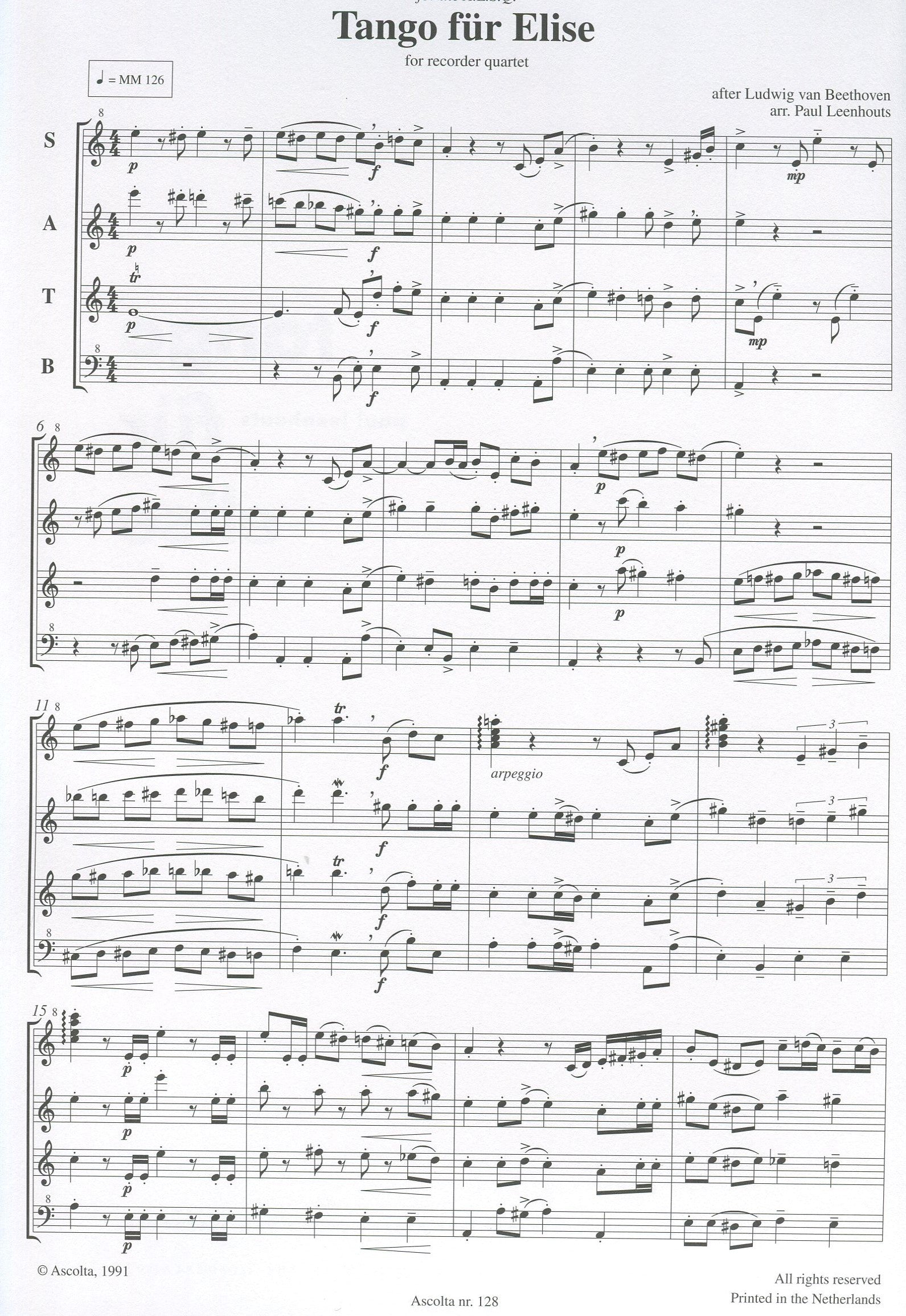 Tango fur Elise