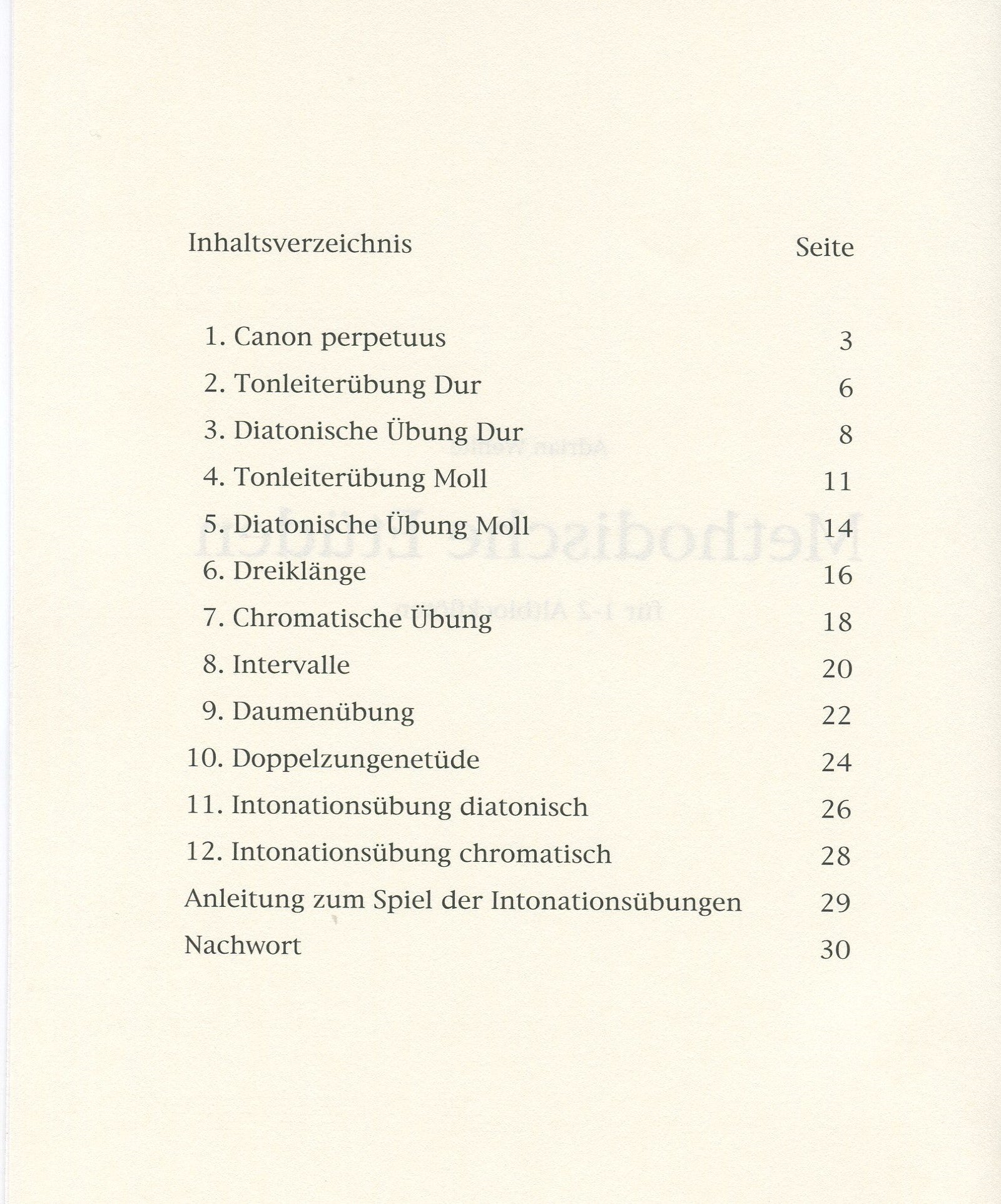 Methodical Studies