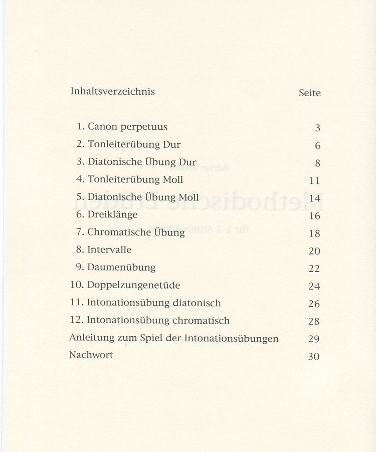 Methodical Studies