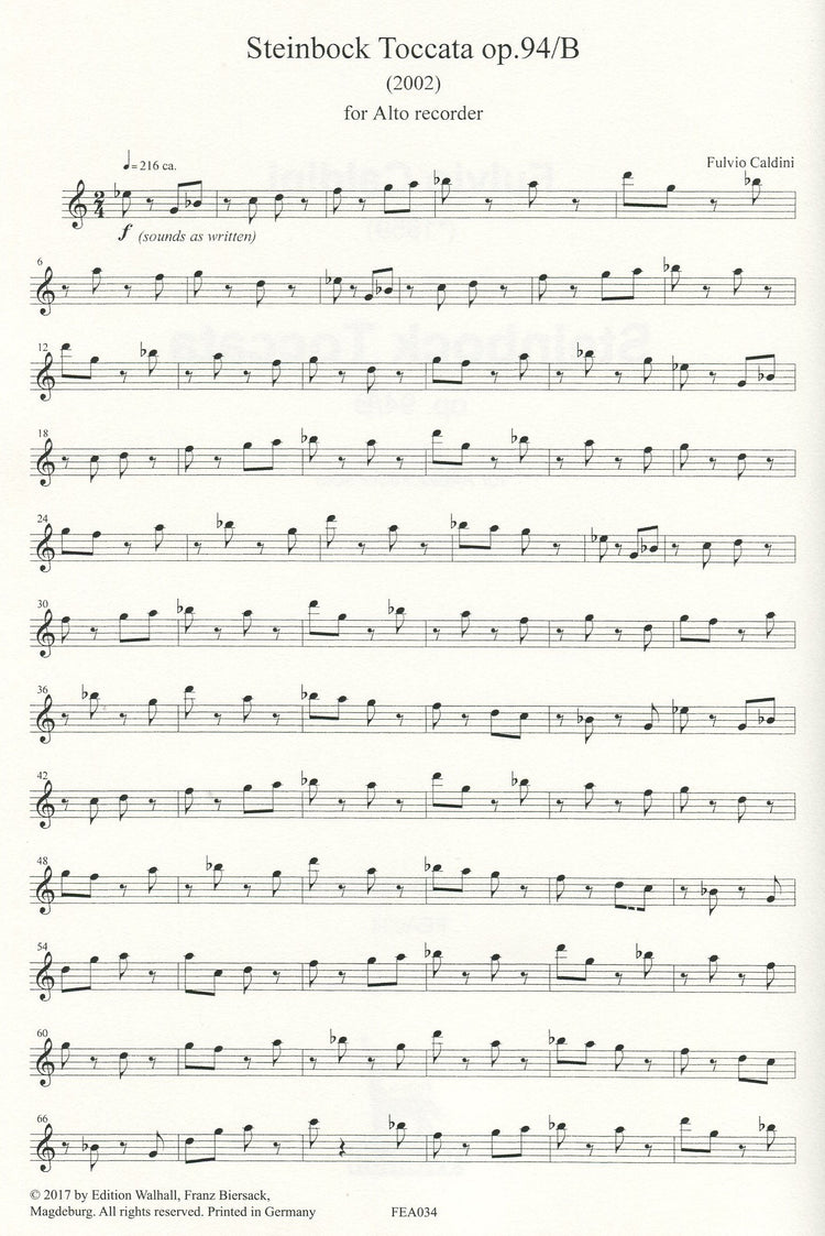 Steinbock Toccata
