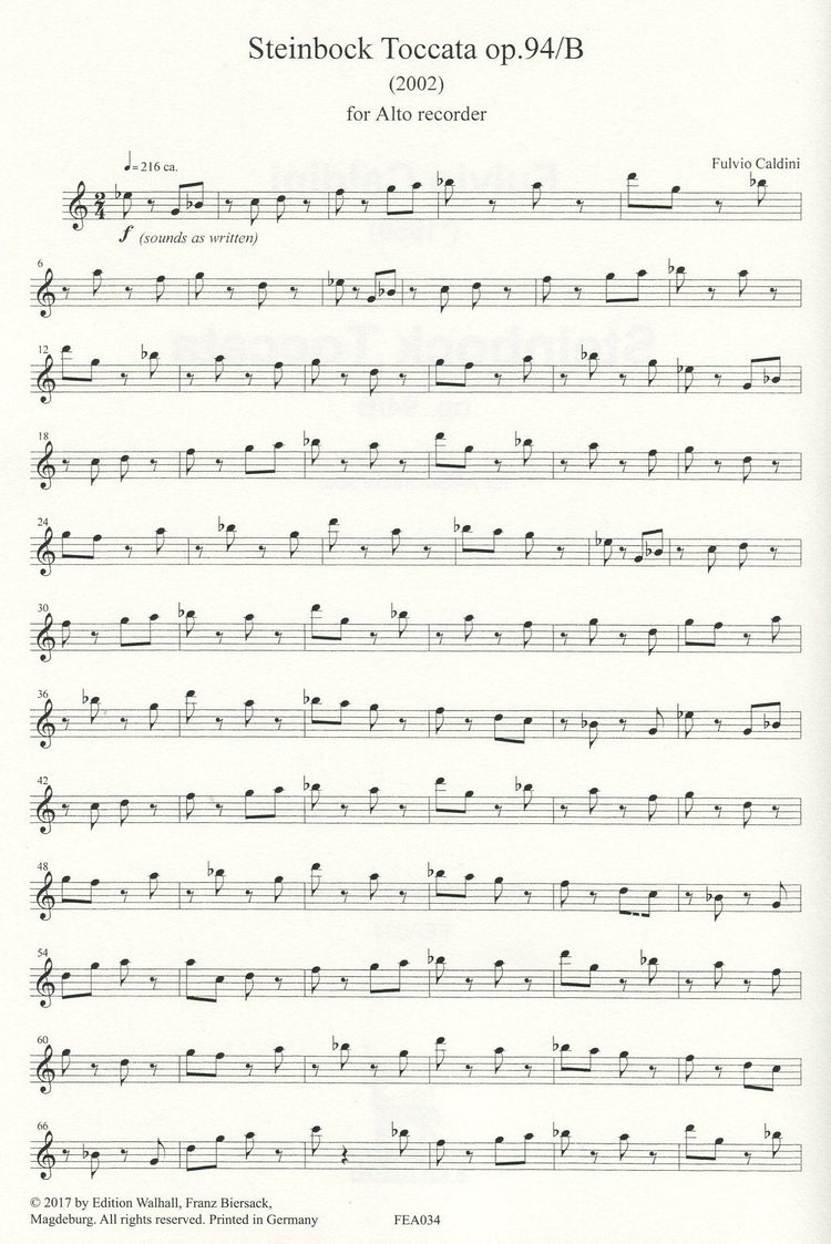 Steinbock Toccata