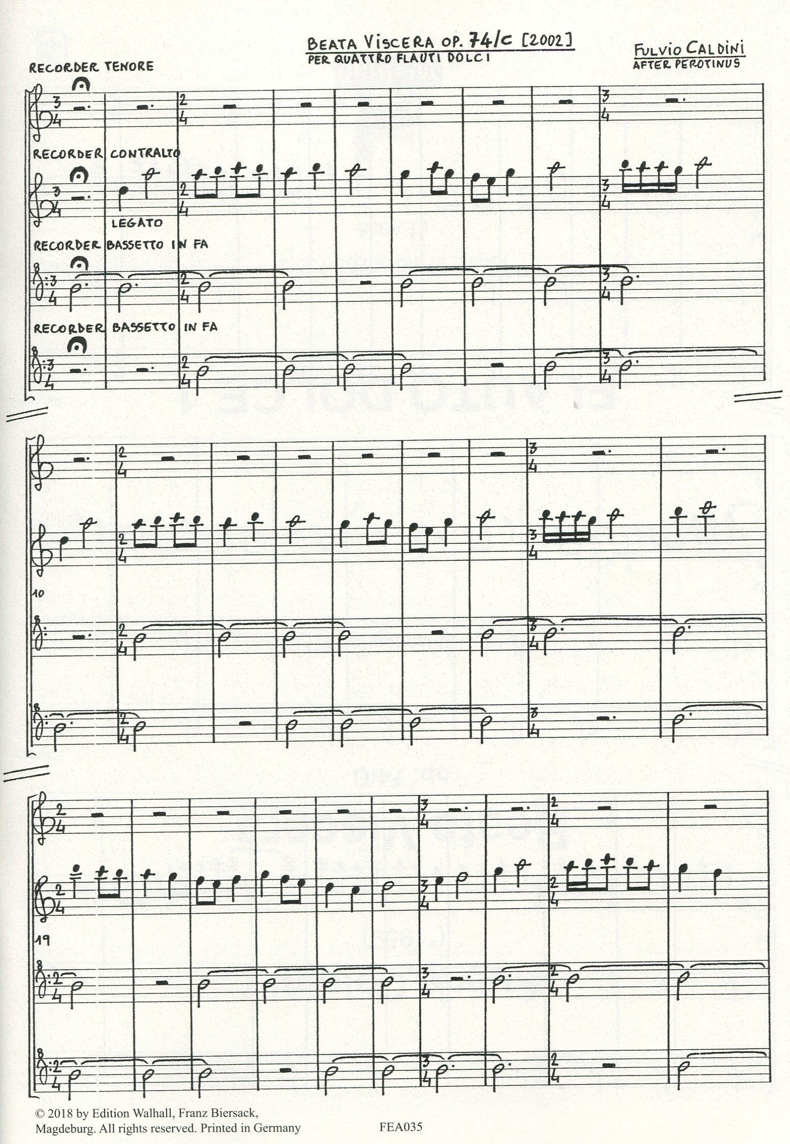 Beata Viscera op.74/C