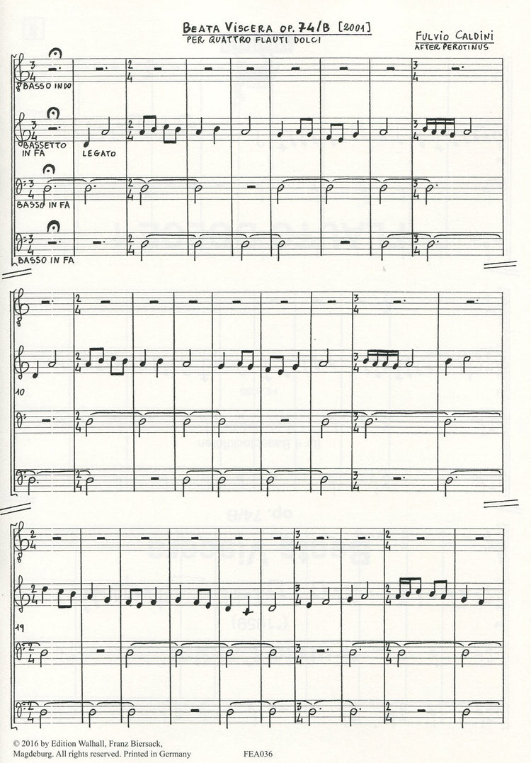 Beata Viscera op.74/B