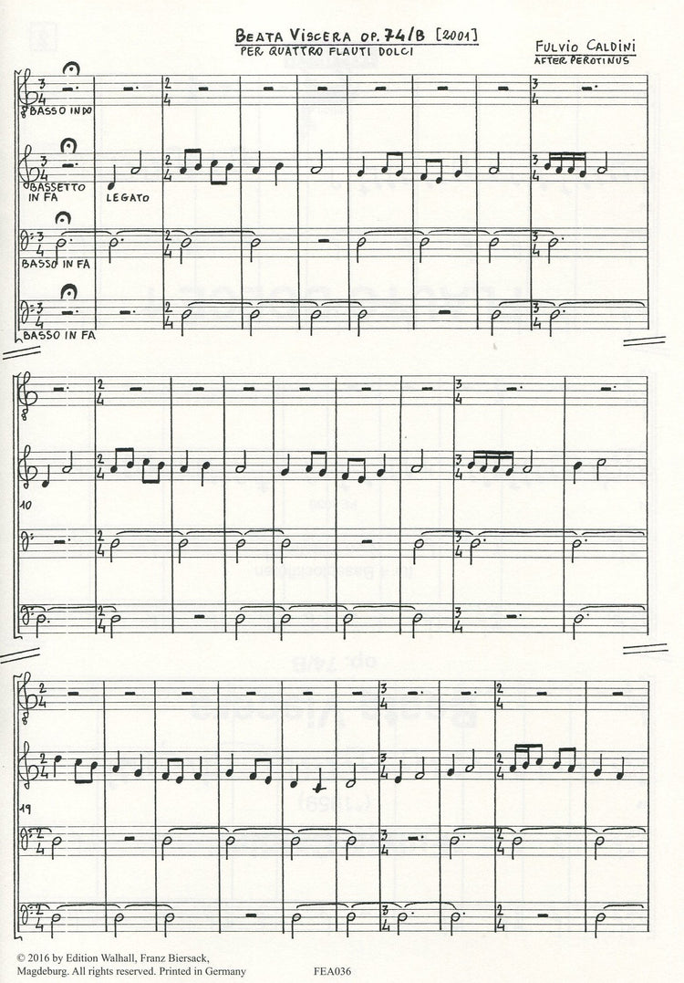 Beata Viscera op.74/B