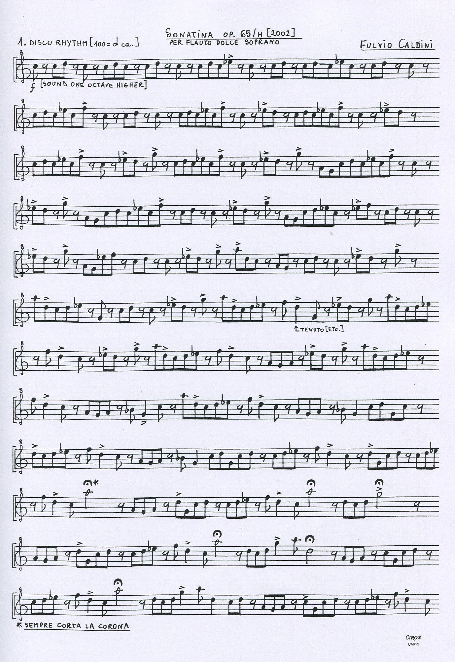 Sonatina op.65/H