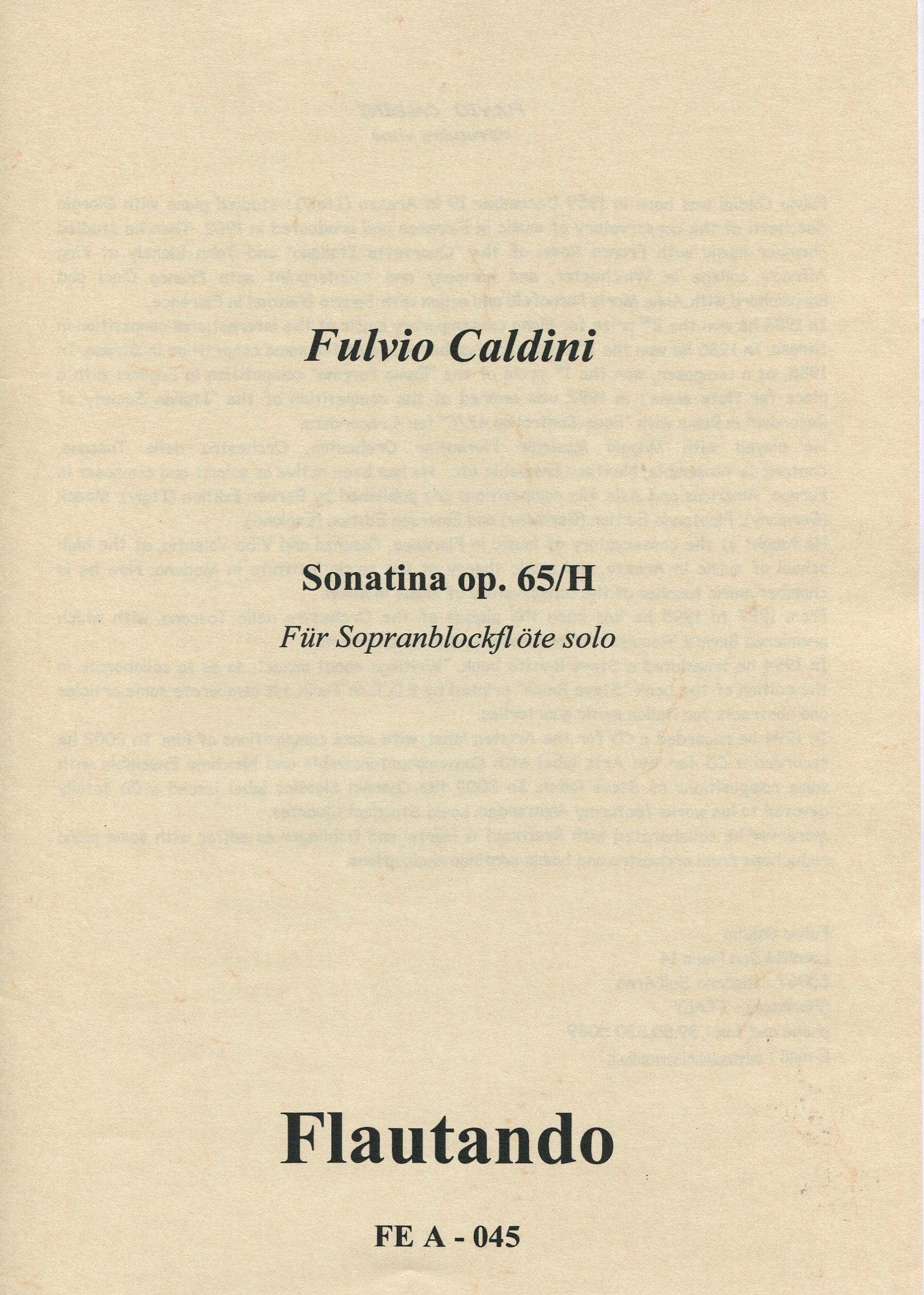Sonatina op.65/H