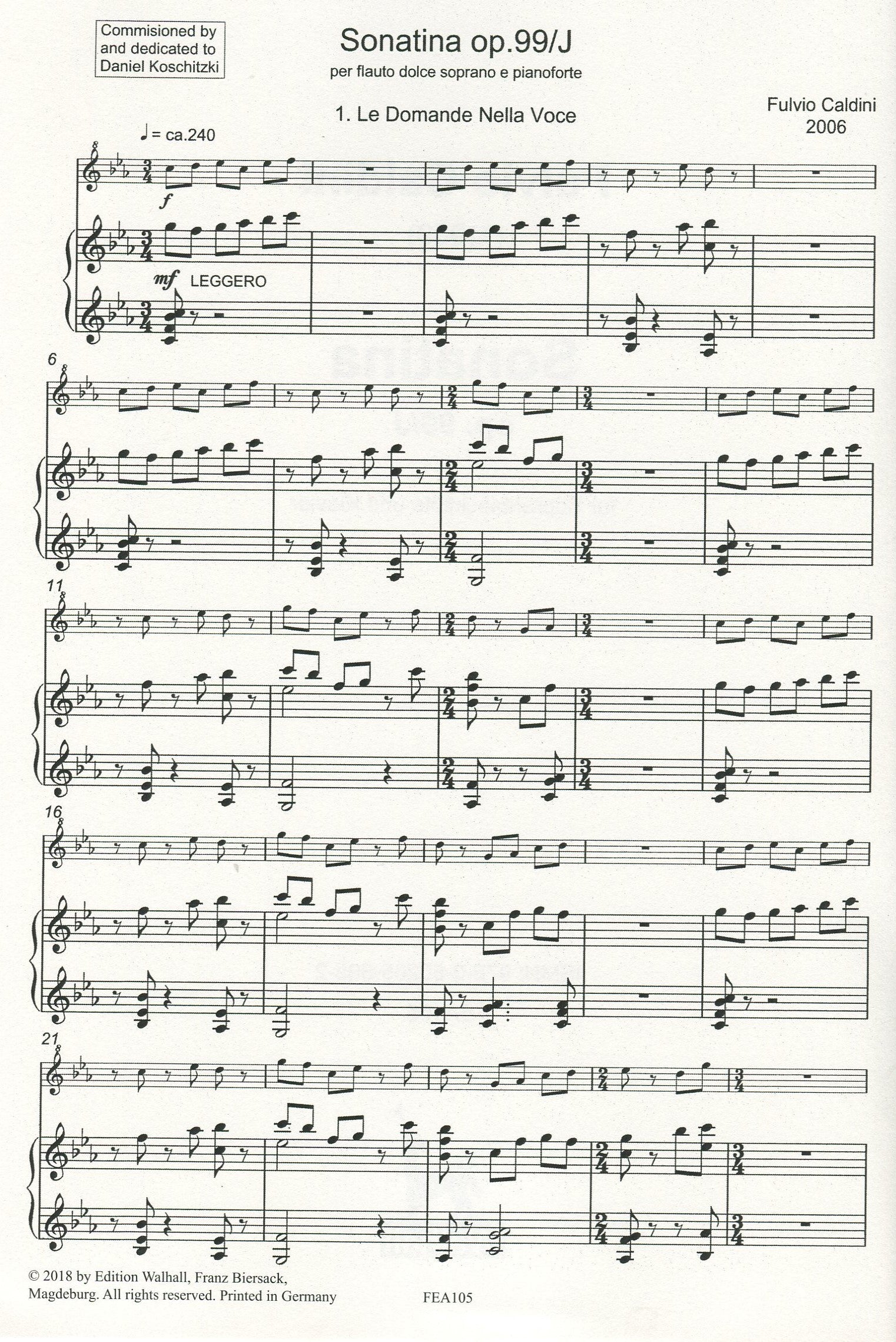 Sonatina op.99/J
