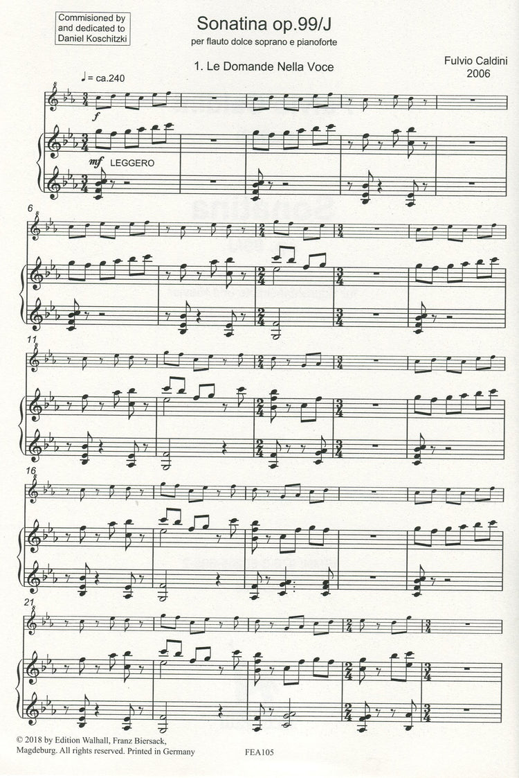 Sonatina op.99/J