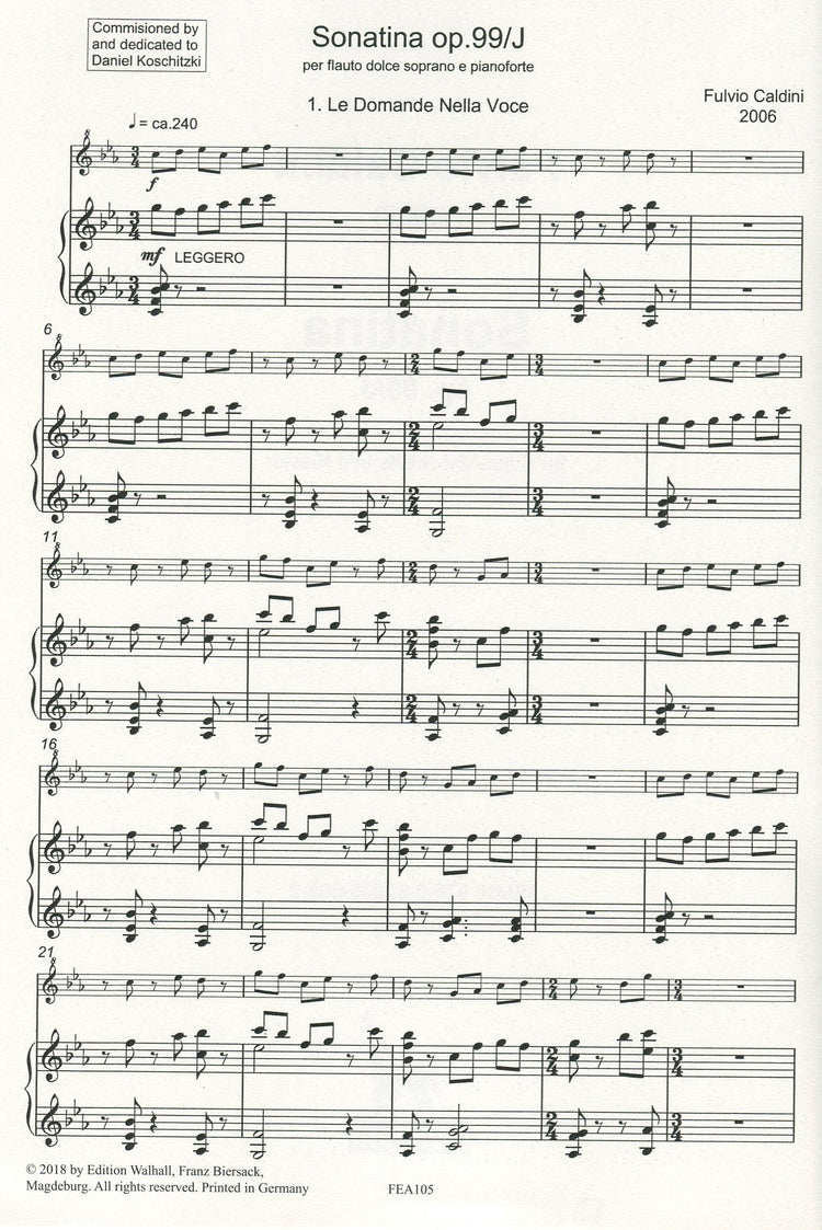 Sonatina op.99/J