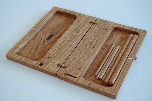 Handmade Box Recorder Stand - Oak