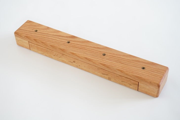 Handmade Cross Recorder Stand - Oak