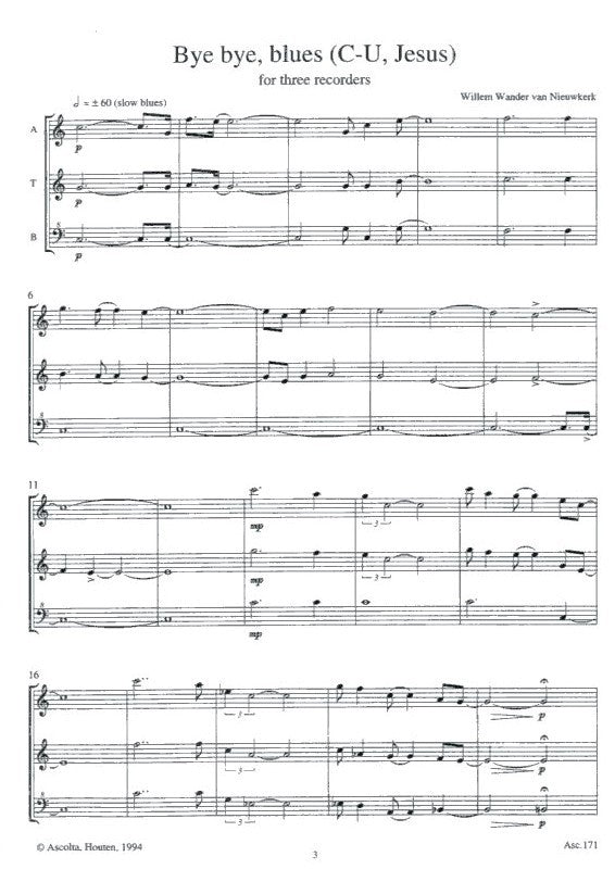 Bye Bye, Blues (C-U, Jesus)