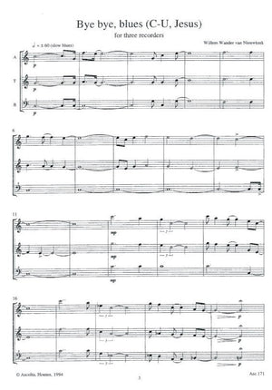 Bye Bye, Blues (C-U, Jesus)